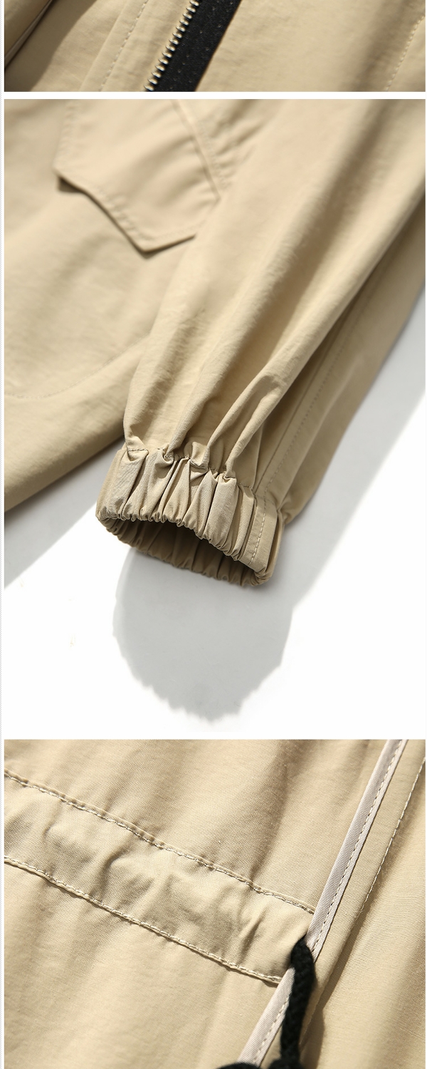WFY01015 Jasmine Bộ sưu tập thanh lịch Thời trang mà không rơi ra Bóng chày có cổ áo raglan tay áo dài trenchcoat áo khoác cardigan nữ