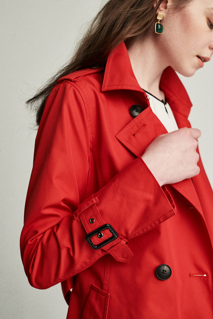 Trench pour femme      en Coton - Ref 3225670 Image 18