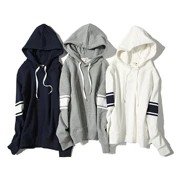 MZDZT073 Bộ sưu tập Jasmine Tương phản Layering Cotton Terry Áo hoodie