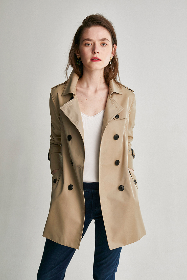Trench pour femme      en Coton - Ref 3225670 Image 20