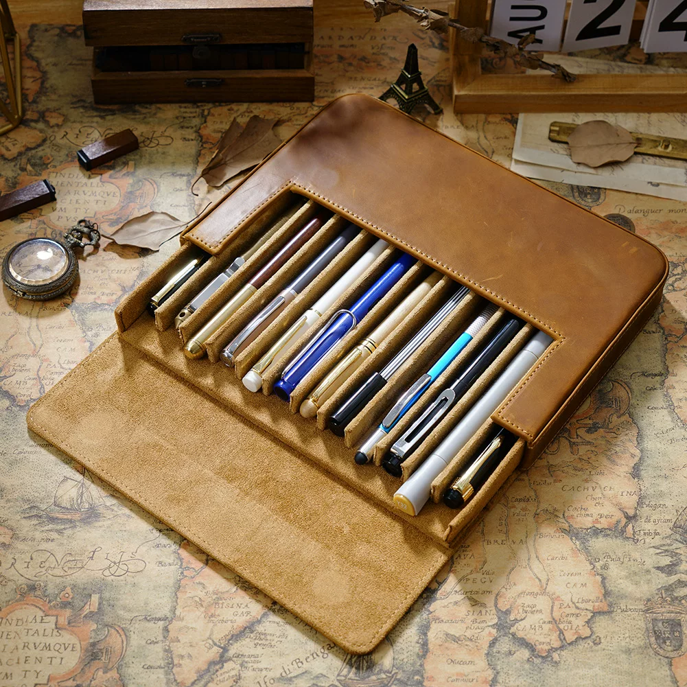 Pencil case, storage box for students, DIY, 12 pieces