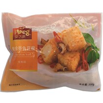 Hongchang food vegetarian love vegetarian rare fish tofu 200 grams hot pot meatballs stir-fried Stew Soup Nutrition