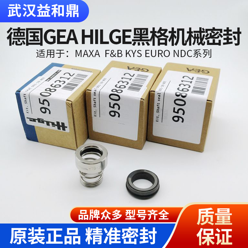 German Gea Hilge Mechanical Seal Sanitary Pump Hilge Original 95086312 Shaft Seal Sealant
