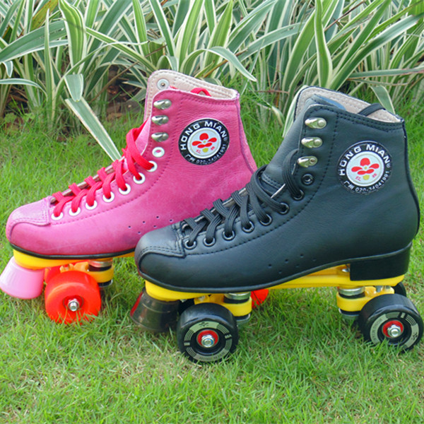 Burst time-limited special price red cotton 3018 Double row Ice Skate Wheel Slide Shoes Dry Skates Figure Shoes New overvalued crazy snatched
