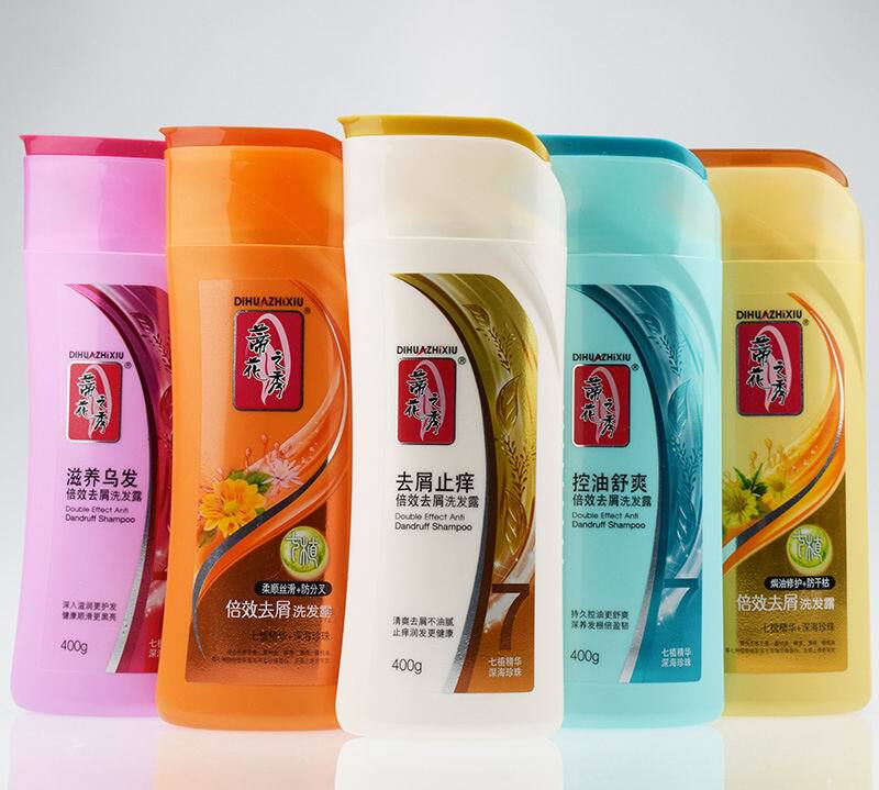 Dihuazhixiu Shampoo Anti-Dandruff, Anti-Itching, Oil Control, Moisturizing and Smooth, Unisex Family Pack Shampoo 200/400g