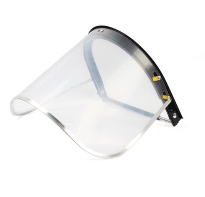 Gu'anjie M1013 high temperature protective face screen set and safety helmet (not included in this product) used together