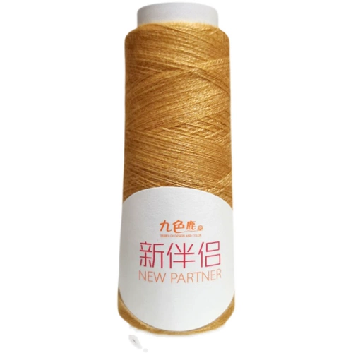 九色鹿 [9291新伴侣羊绒貂绒伴侣线配线1轴20克 20羊毛40棉纶40腈纶]