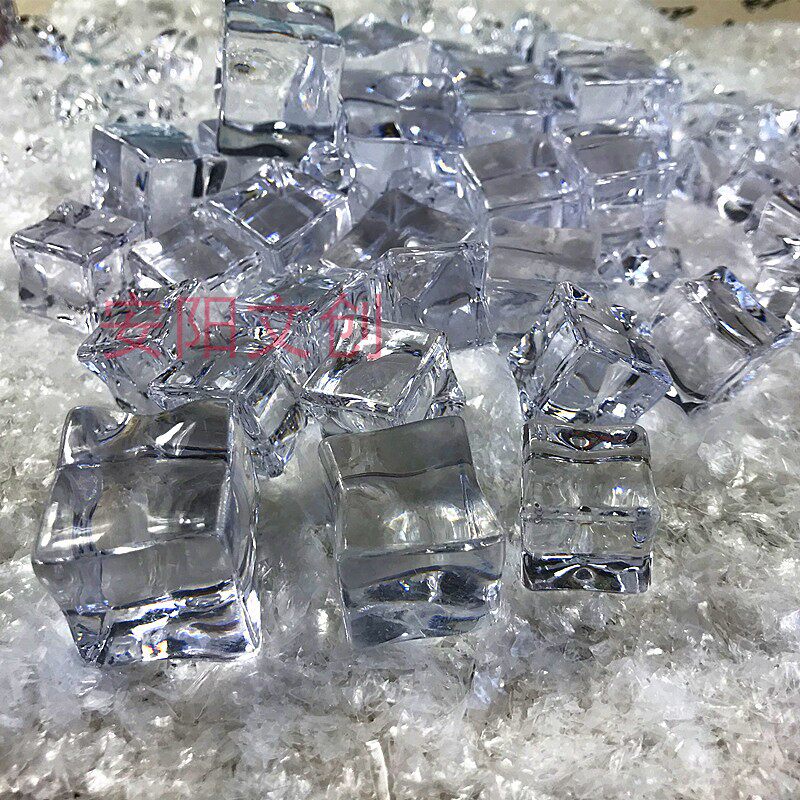 Christmas Ornament Wedding Wedding Wedding Window Scene Arrangement Acrylic Emulation Ice Breaking Ice Shooting Props