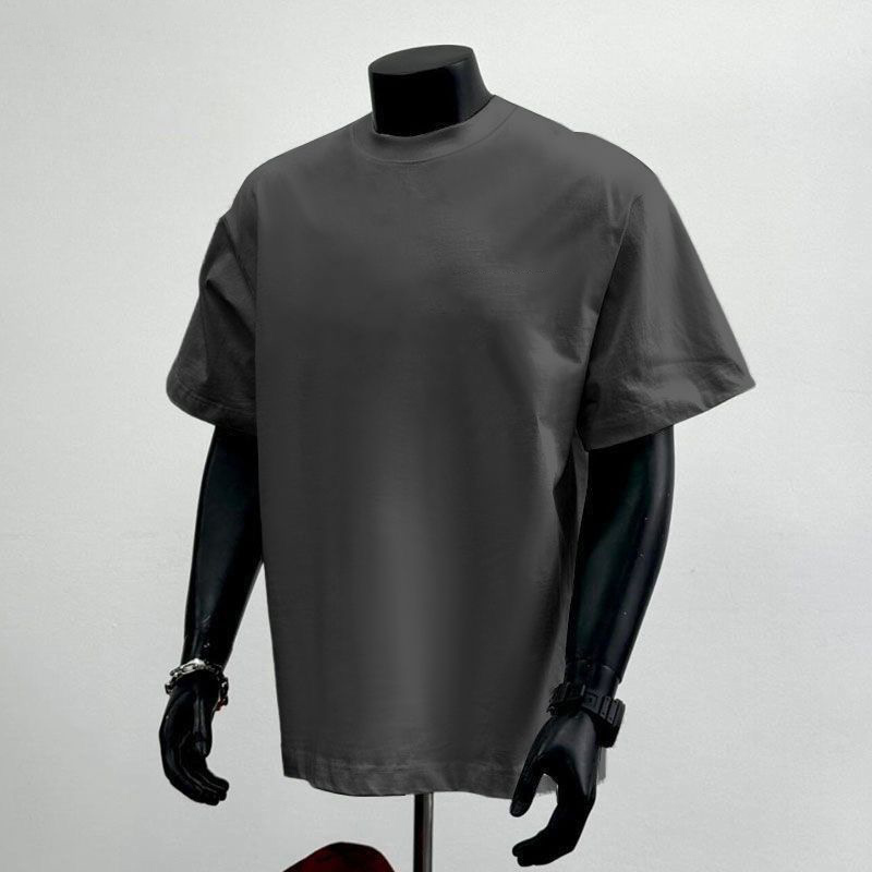 Unisex Solona Regular Shoulder Small Neckline Short-Sleeve T-Shirt for Men, Summer Loose Fit Sports Solid Color Quick-Dry Base Shirt Unisex Solona Regular Shoulder Small Neckline Short-Sleeve T-Shirt for Men, Summer Loose Fit Sports Solid Color Quick-Dry Base Shirt