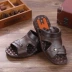 Thanh niên đi biển Roman cha trung niên sandal nam 2018 mới hè Hàn Quốc xu hướng cá tính hoang dã giày nam thể thao Sandal