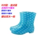 Giày nhung cộng với bông mưa ủng đi mưa ống ngắn thời trang giày không thấm nước nữ chống trượt cho người lớn Giày cao su Hàn Quốc đặt giày mùa đông ấm áp giầy ủng