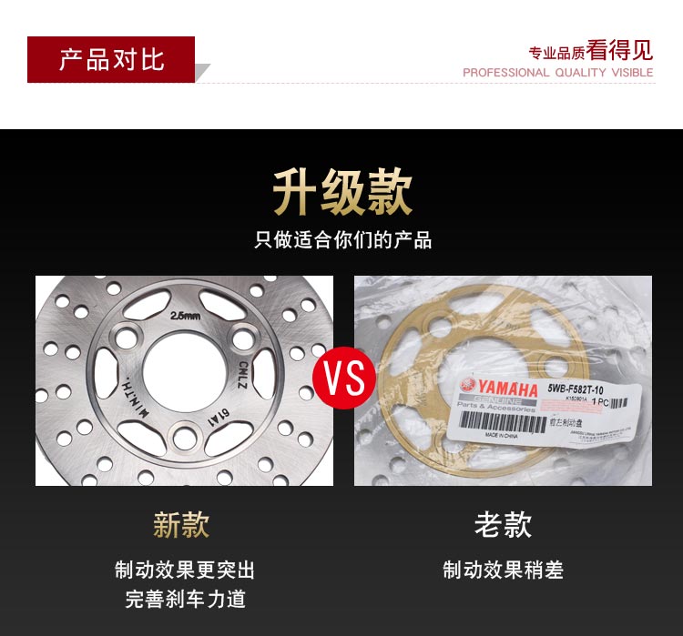 Yamaha Fu 禧 LY LYM100T phanh đĩa chính hãng trên đĩa phanh đĩa phanh cố định má phanh - Pad phanh thắng đĩa xe máy wave