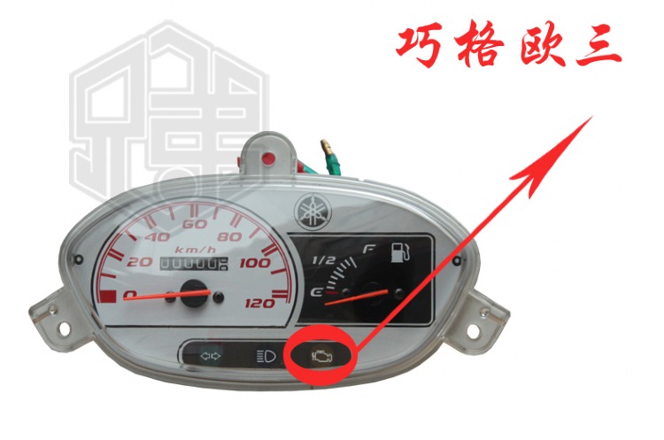 Yamaha Qiaoge JOG100 ZY100T Bản gốc 100 Euro 2 Euro 3 Dụng cụ lắp ráp Bảng mã dầu - Power Meter giá đồng hồ điện tử xe wave alpha