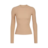 Эластичный цветной лонгслив, США, круглый воротник