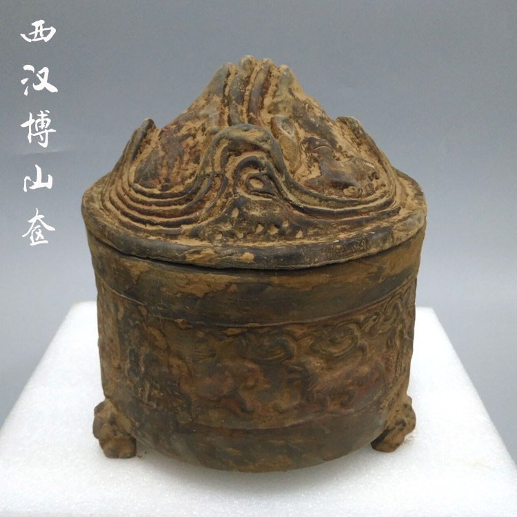 Imitation ancient pottery West Hambo Mountain Furnace (Bridal) Antiquity Replica Pottery Jar Pottery Tripod Pieces Handiwork-Taobao