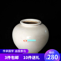 Imitation ancient Tang white glazed millions of years Porcelain Hawks ceramic handicraft Living room Bogou shelf Decorations Artifacts copying