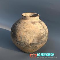 Antique Han Dynasty pottery pot Classical Chinese pottery ornaments Crafts Hotel decoration Cultural relics copy