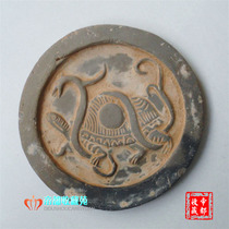 Antique tile square God Xuanwu ornaments Cultural antiquities copy custom printing material Hotel hotel decoration