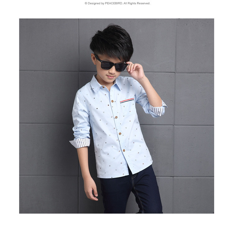 Chemise garcon à manche longue - Ref 2073276 Image 30