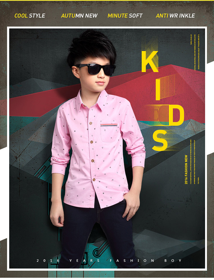 Chemise garcon à manche longue - Ref 2073276 Image 7