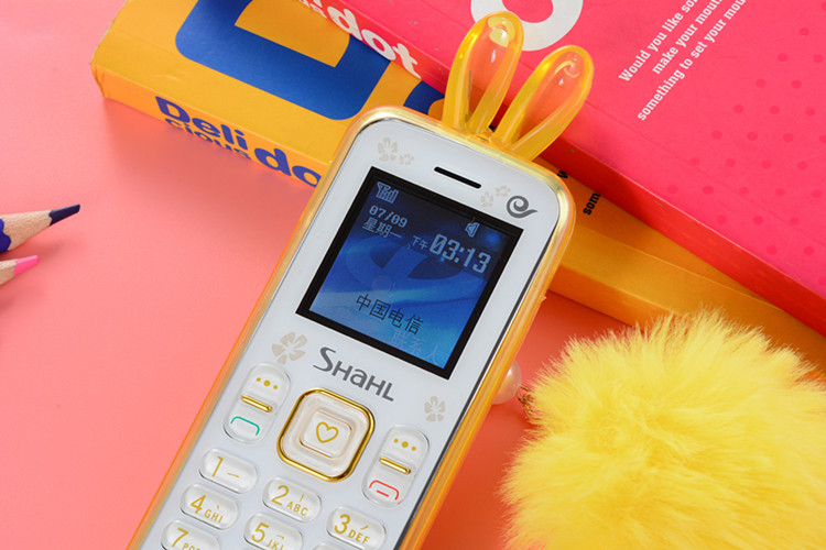 Điện thoại di động mini Điện thoại di động siêu nhỏ siêu nhỏ Nam và nữ Sinh viên trẻ em Pocket Cartoon Máy chuẩn bị thẻ dễ thương New Wan