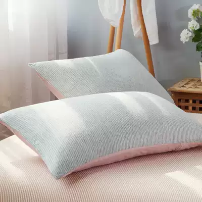 Tianzhu Cotton Pillow Case Japanese Cotton Knitted Cotton Single Pillow Case 48x74cm Cotton One Pillow Case
