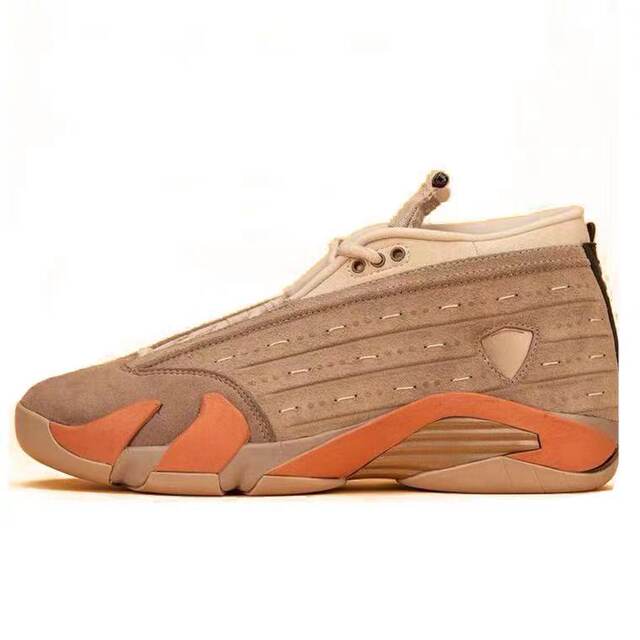 CLOTxAirJordan14AJ14 Edison Chen Terracotta Warriors ເກີບບ້ວງຮ່ວມ DC9857-200