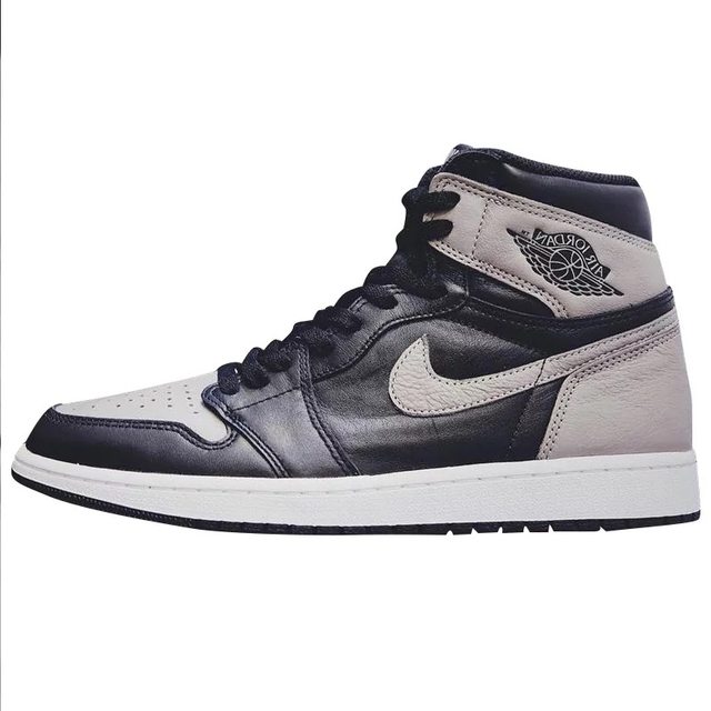 AirJordan1OGShadowAJ1 ດຳ ແກມສີຂີ້ເຖົ່າ Shadow Joe 1 Cool Grey 2.0555088-013