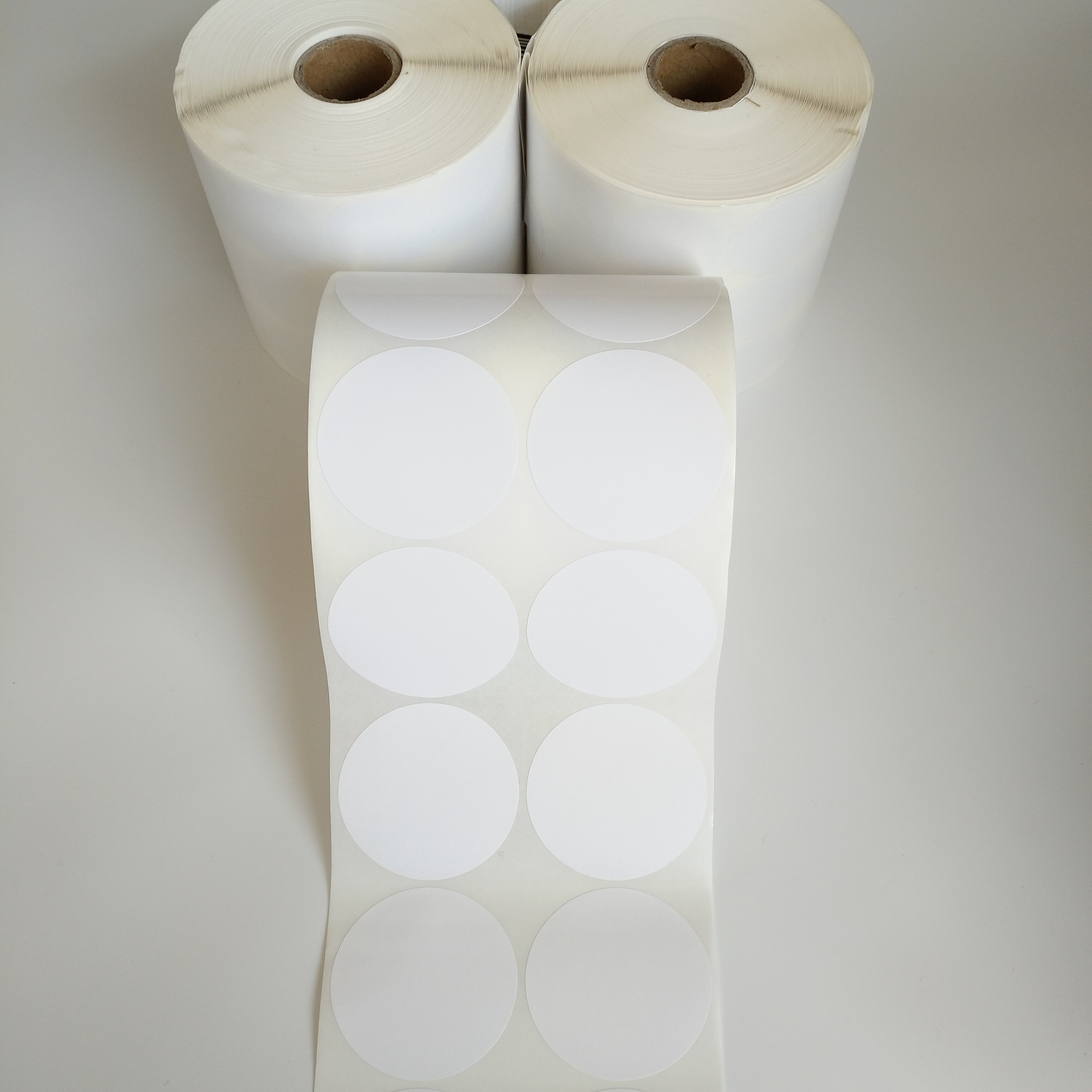 Roll blank self-adhesive label sticker diameter 50mm Size label double row 2000 sheets per roll