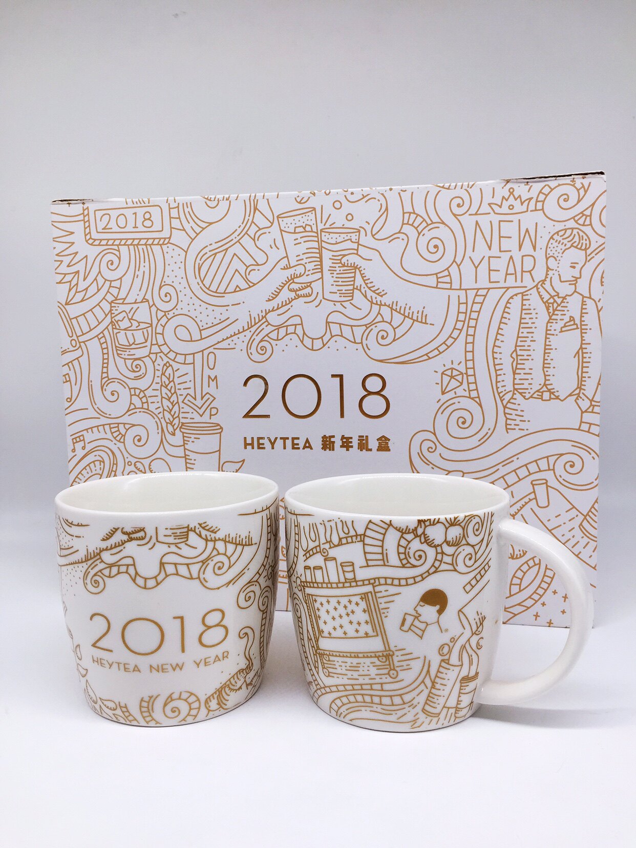 The HEYTEA New Year's gift box 2018