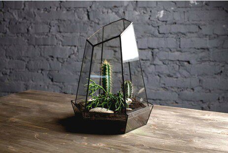 New product opening and closing style glass flower room florator micro-landscape flower room flower pot