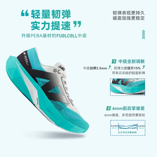 NEW BALANCE Мужские и женские кроссовки FuelCell Rebel v4 NB Racing, легкая амортизация, новая модель