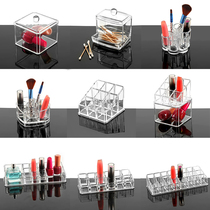 Makeup eyebrow chalk tool transparent cotton sign box mini desktop lipstick rack European jewelry box storage makeup