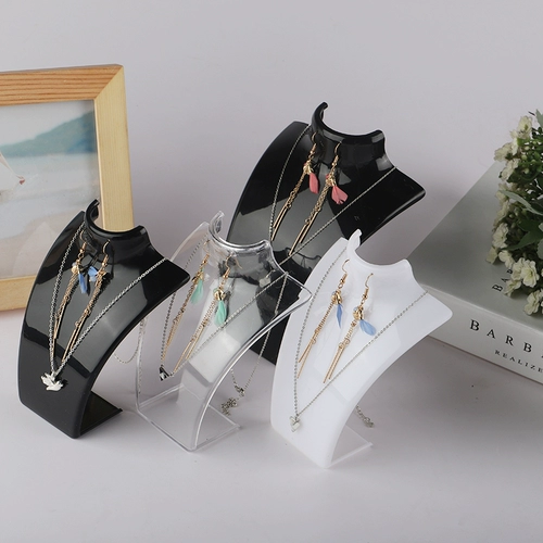 Пластиковые серьги, ожерелье, стенд, ювелирное украшение, аксессуар