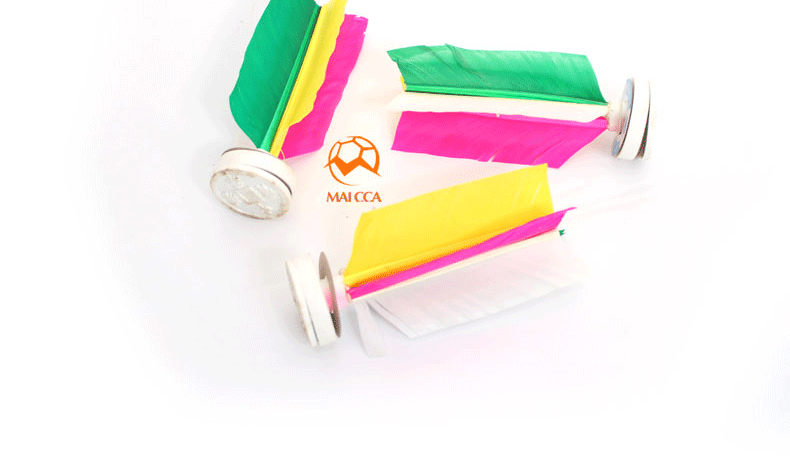 Ủy ban Giáo dục Jianfei Ryukyu chỉ định trò chơi phù hợp với cao su lông ngỗng tự nhiên 6 hộp 1 - Các môn thể thao cầu lông / Diabolo / dân gian cầu đá lông vũ	
