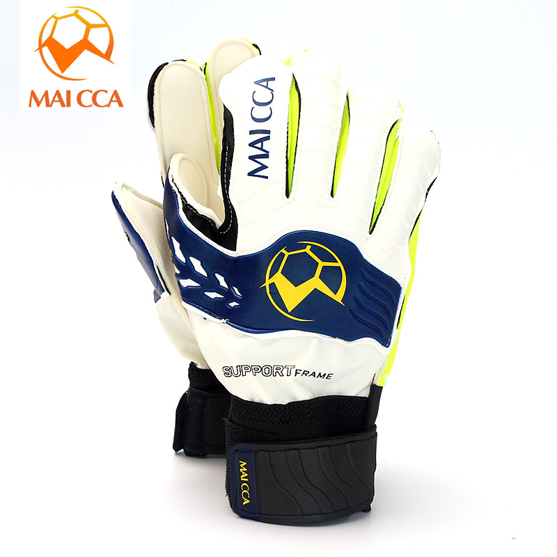 Professional soccer goalkeeper goalkeeper gantry gloves Adult latex knuckle joint thickened non-slip game training