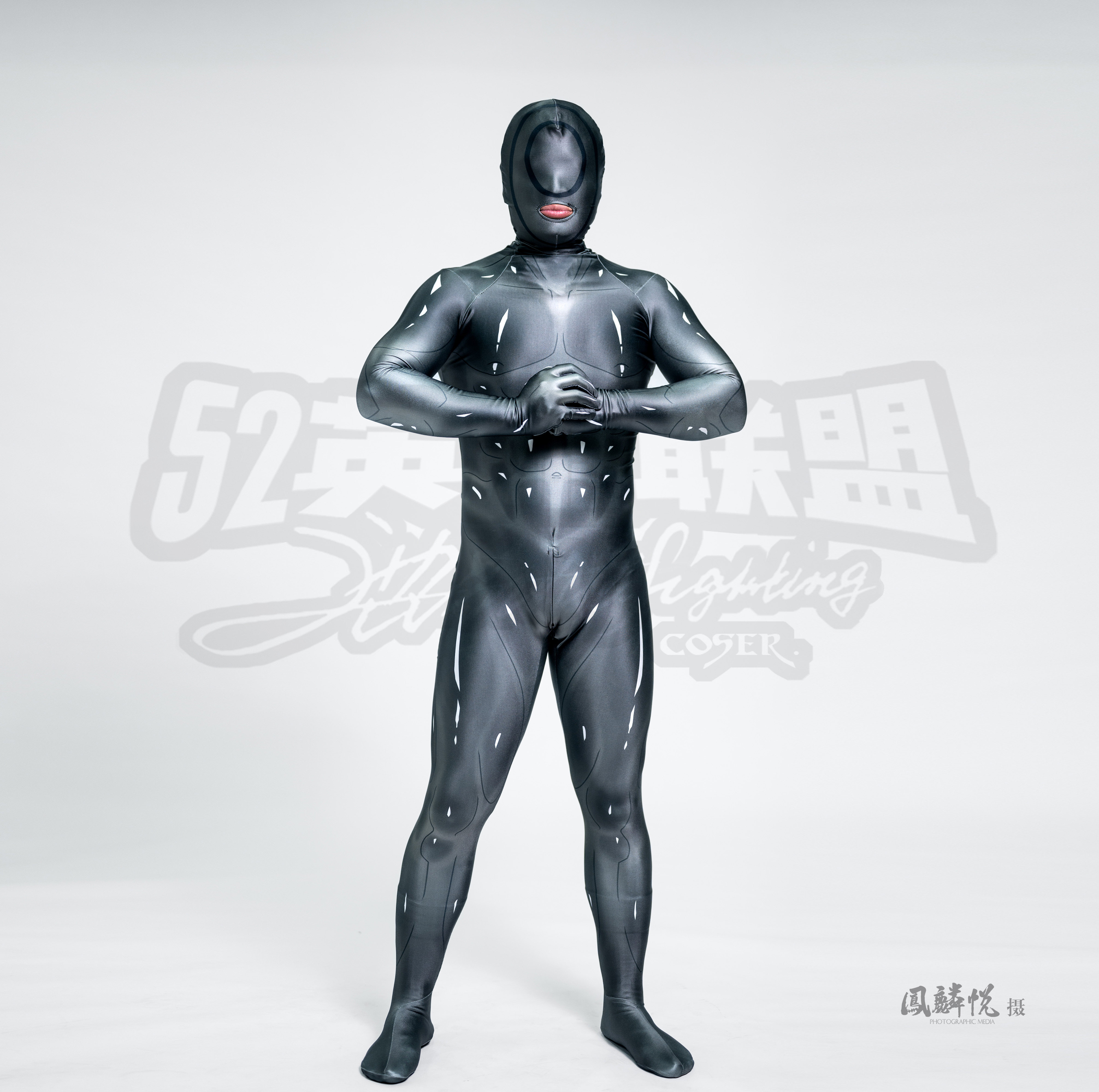 The Sportiy Black Cosplay Full Package Zentai Sexy Performance 52 Hero League Tailored