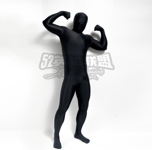 Black matt all-inclusive tights, full-body covering, smooth and elastic, zentai 52 League of Legends custom-made