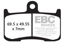 Kawasaki Z800 13-14-15 Z1000 03-05 years ago brake pad disc brake pad