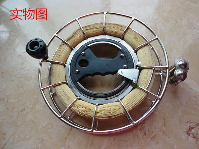 Second Hand Victory Card Kite Wheel Stainless Steel Wheel Wire Disc Grip Wheel With 1500 Mi 5 Kevlar Line
