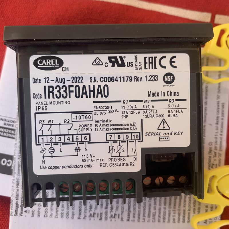 Italy Carle Thermostat/Carel Ir33F0Aha0:Ir33Foahao Thermostat 115 Volt