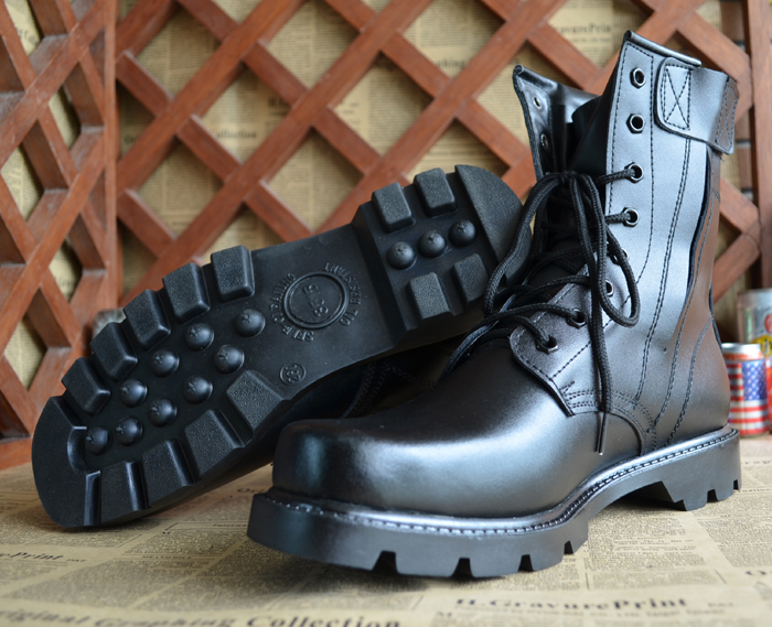 Strong gas steel head steel bottom wool military fan boots men's special forces combat boots outdoor snow boots large size