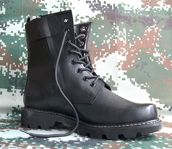 Bottes militaires en cuir - porter - Ref 1402020 Image 9