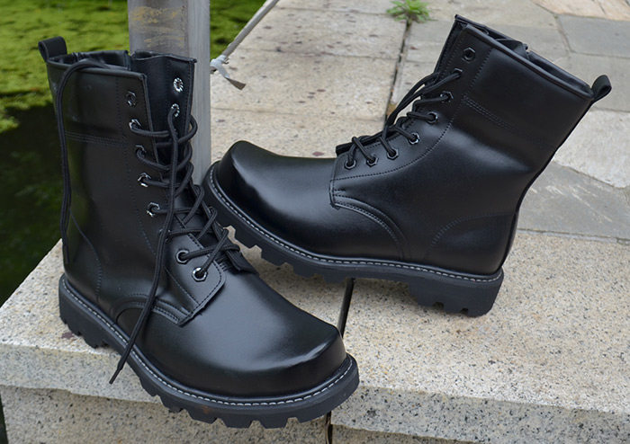 Bottes militaires en cuir - porter - Ref 1402020 Image 14