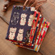 Handmade retro fabric transportation access control card holder