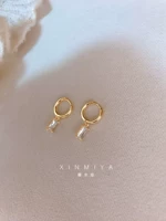 Подвеска с цирконом, серьги