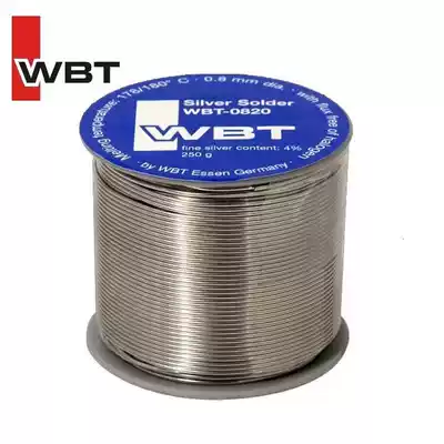 German original WBT 0820 silver containing solder wire diameter 0 9mm original Silver 4% fever solder 1 m price