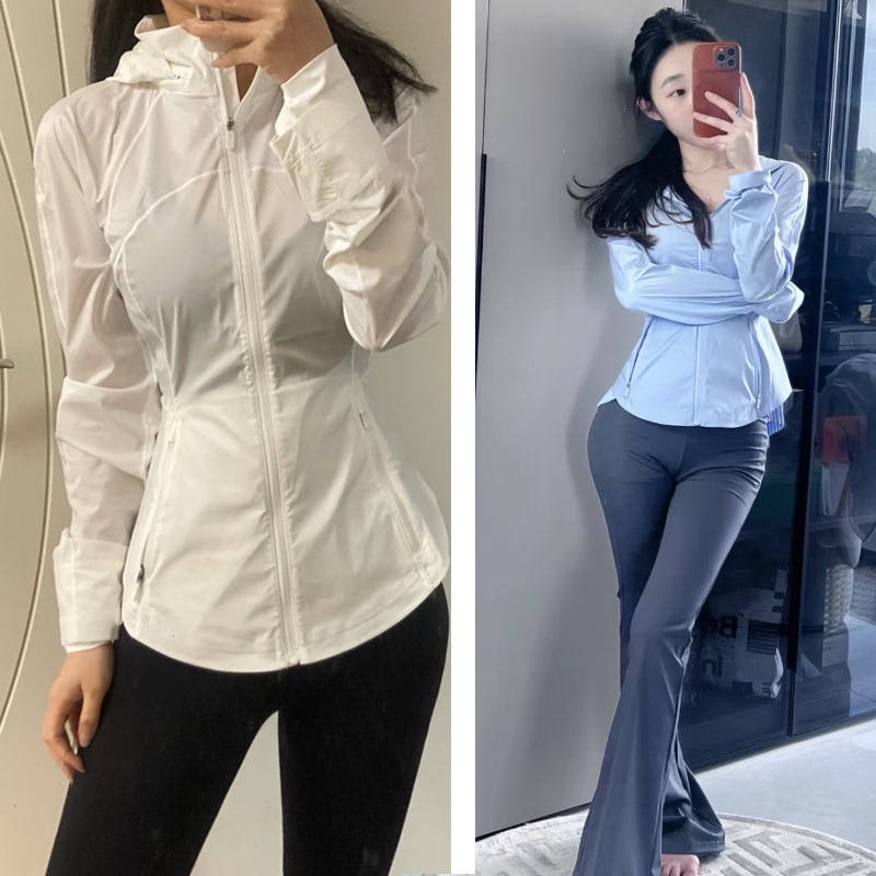 Lu's Sun Protection Clothing, Goal Smasher, Hiking, Ice-Feel, Breathable, Slim-Fit, Outdoor Uv Protection Skin Clothing for Women, Thin