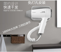 Ruiwu wall-mounted negative ion hair dryer Hotel hair dryer High-power household bathroom hair dryer Hair dryer