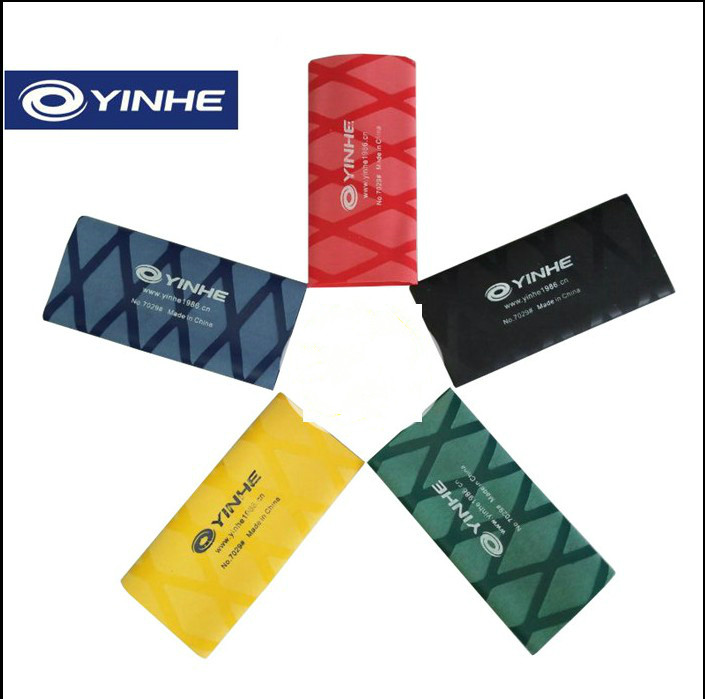 (Full Table Tennis) Galaxy No 7029 Table Tennis Racket Heat Shrinkable Handle Leather Handle Sweat Band Hand Gel